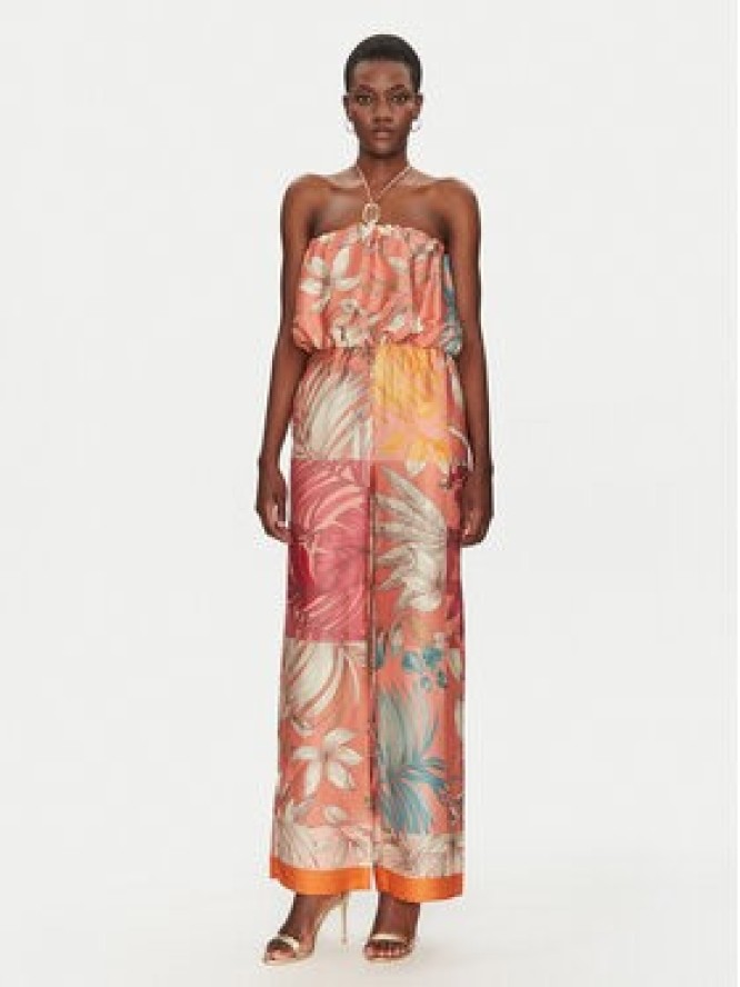 Simona Corsellini Kombinezon P25CPTU00301 Kolorowy Wide Leg