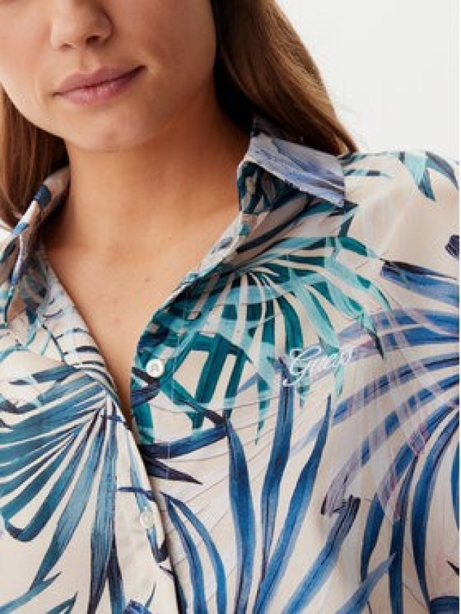 Guess Koszula W5GH0IWH9C2 Kolorowy Regular Fit
