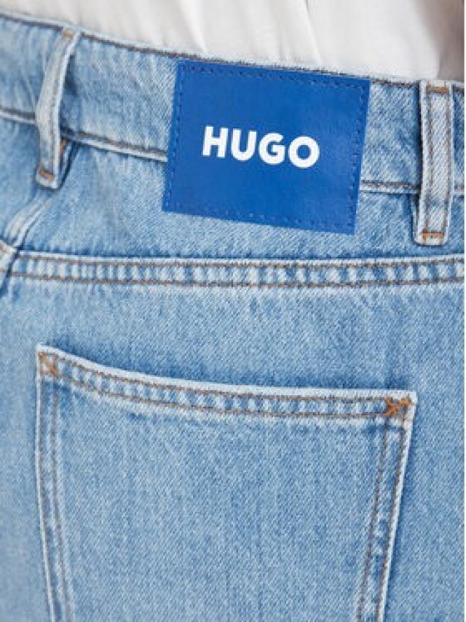 HUGO Spódnica jeansowa Galanie_2_B 50566145 Niebieski Regular Fit
