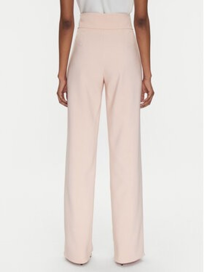 Rinascimento Spodnie materiałowe CFC0122883003 Różowy Regular Fit