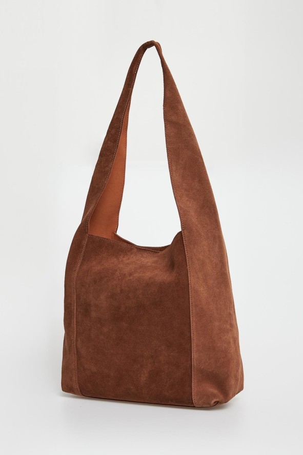 Torebka damska zamszowa hobo TWINSET