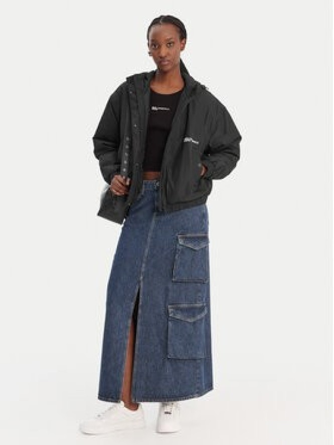 Karl Lagerfeld Jeans Kurtka przejściowa B1W15023 Czarny Relaxed Fit