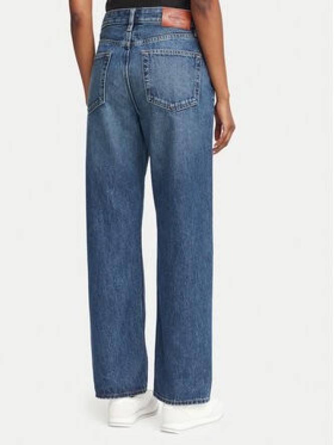 Calvin Klein Jeans Jeansy 90s LV047H722G Granatowy Straight Fit