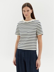 Tommy Hilfiger Bluzka WW0WW42907 Écru Regular Fit