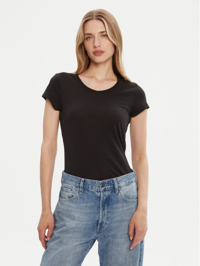 G-Star Raw T-Shirt Eyben D24533-4107 Czarny Slim Fit