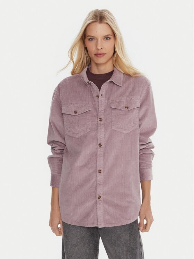 Roxy Koszula Let It Go Cord ERJWT03700 Fioletowy Regular Fit