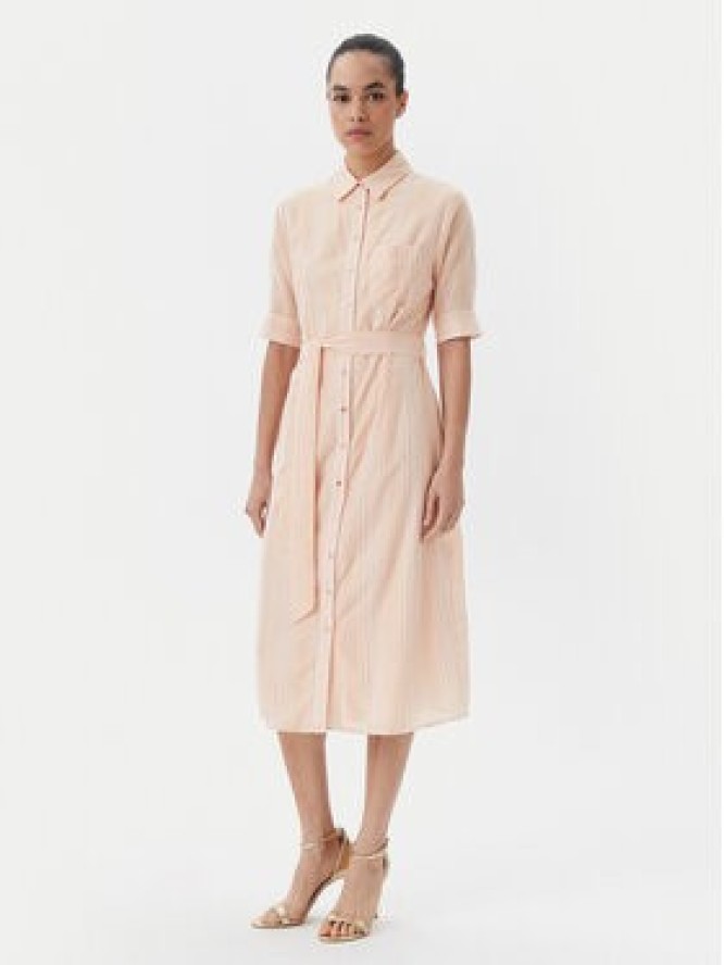 Fracomina Sukienka koszulowa FS25SD2003W78601 Różowy Regular Fit