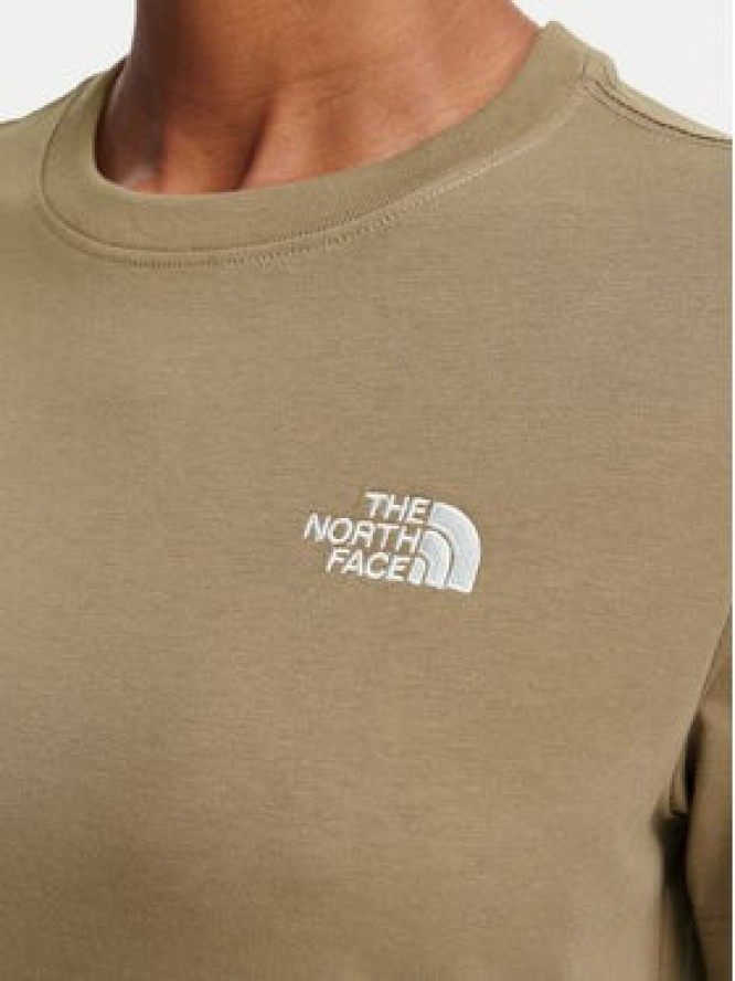 The North Face T-Shirt Evolution Simple Dome Slm NF0A8FX7 Brązowy jasny Regular Fit