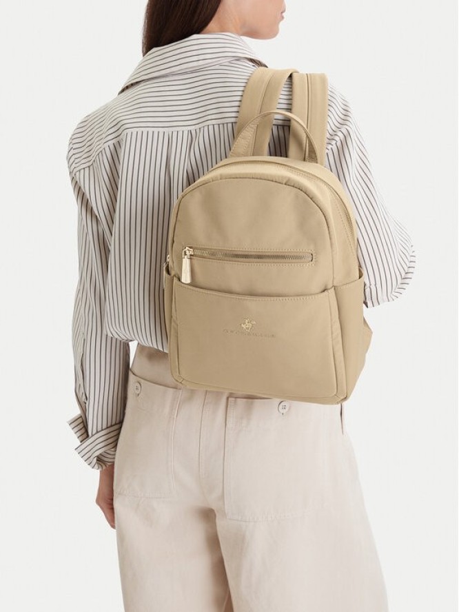 Beverly Hills Polo Club Plecak CEOWB-BHPC-L-006-09 Beżowy