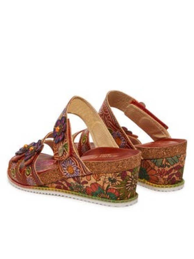 Laura Vita Klapki Bonito 19 Bordowy