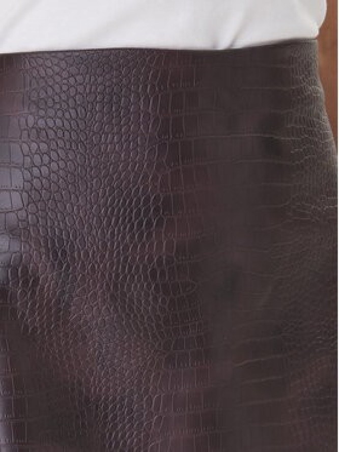 JOOP! Spódnica z imitacji skóry 58 253S58Saron 30048904 Brązowy Regular Fit