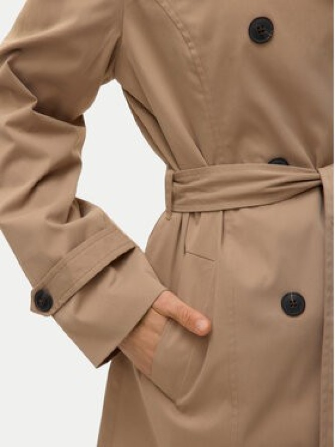 Vero Moda Trencz Chelsea 10329343 Beżowy Regular Fit