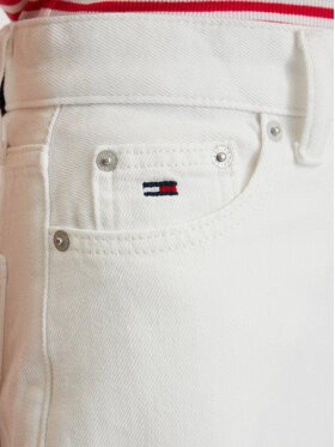Tommy Jeans Jeansy DW0DW22648 Biały Straight Leg