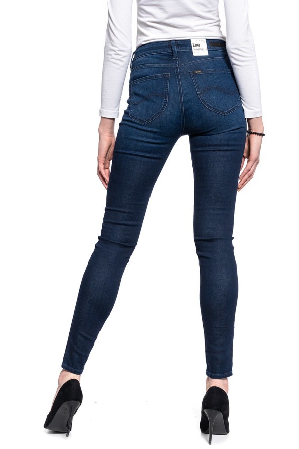 LEE SCARLETT HIGH DAMSKIE SPODNIE JEANSOWE CLEAN WHEATON L626RKEX 112140401