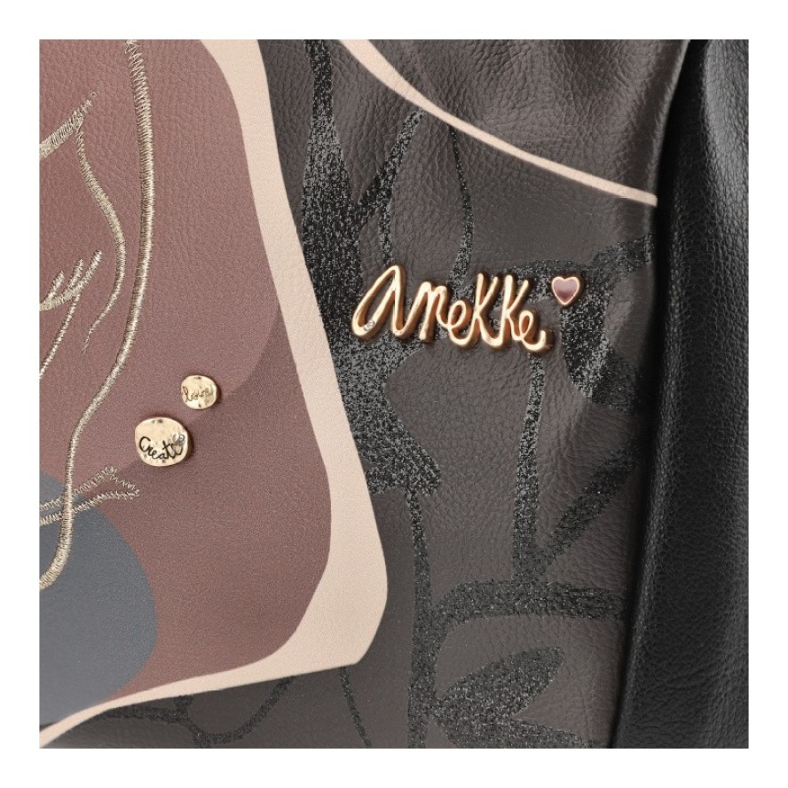 Brązowa Torebka Anekke Elegancka Listonoszka Damska