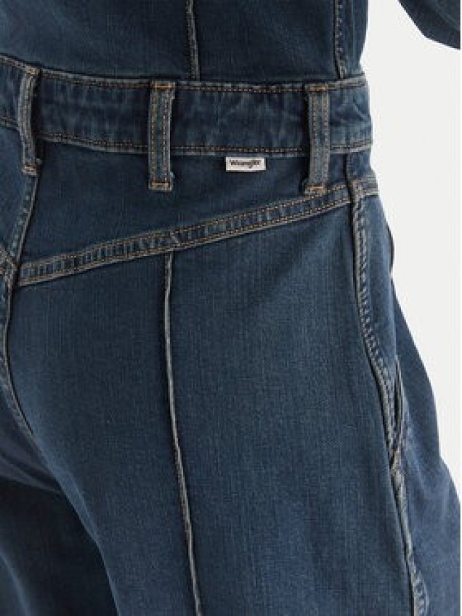 Wrangler Kombinezon Western 112371042 Granatowy Regular Fit