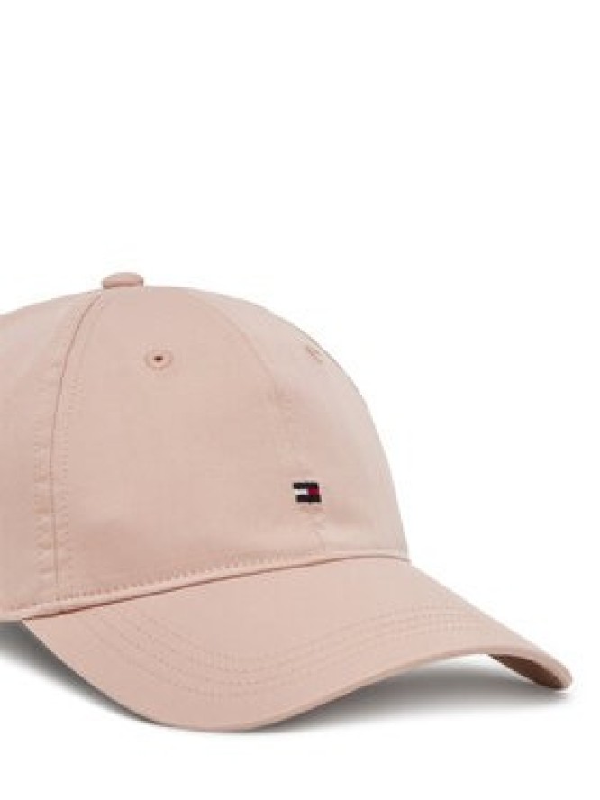 Tommy Hilfiger Czapka z daszkiem Essential Flag Soft Cap AW0AW17632 Różowy
