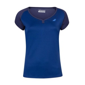 T-shirt koszulka juniorska Babolat Play Cap Sleeve Top