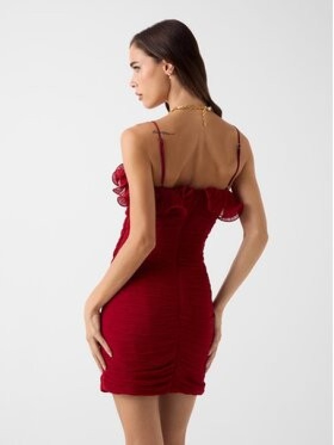 Guess Sukienka codzienna 180339 Czerwony Classic Fit