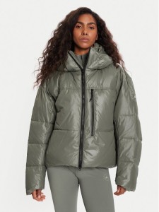 adidas by Stella McCartney Kurtka zimowa JX4339 Zielony Loose Fit