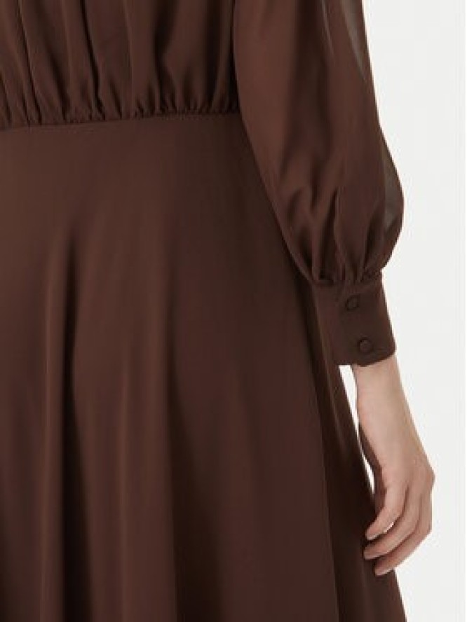 Marella Sukienka koktajlowa Giovane 2613221093 Brązowy Regular Fit
