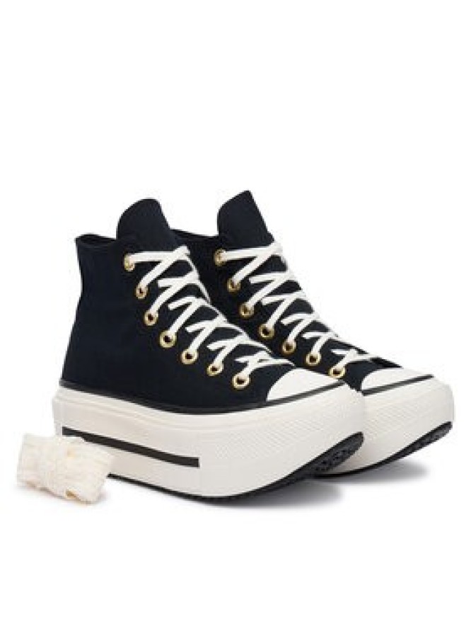 Converse Trampki Chuck Taylor All Star Lift Double Stack Lace A20780C Czarny
