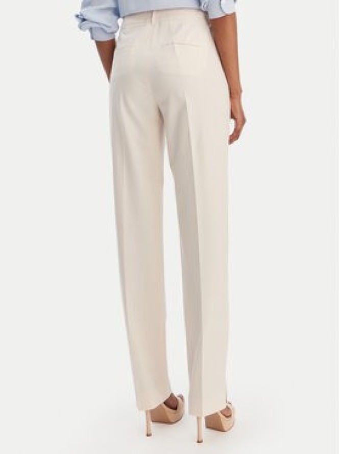 Marella Spodnie materiałowe Pagina 2613131081 Biały Slim Fit