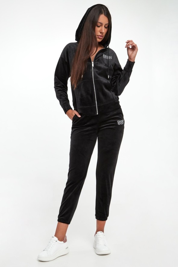 Bluza damska welurowa DKNY