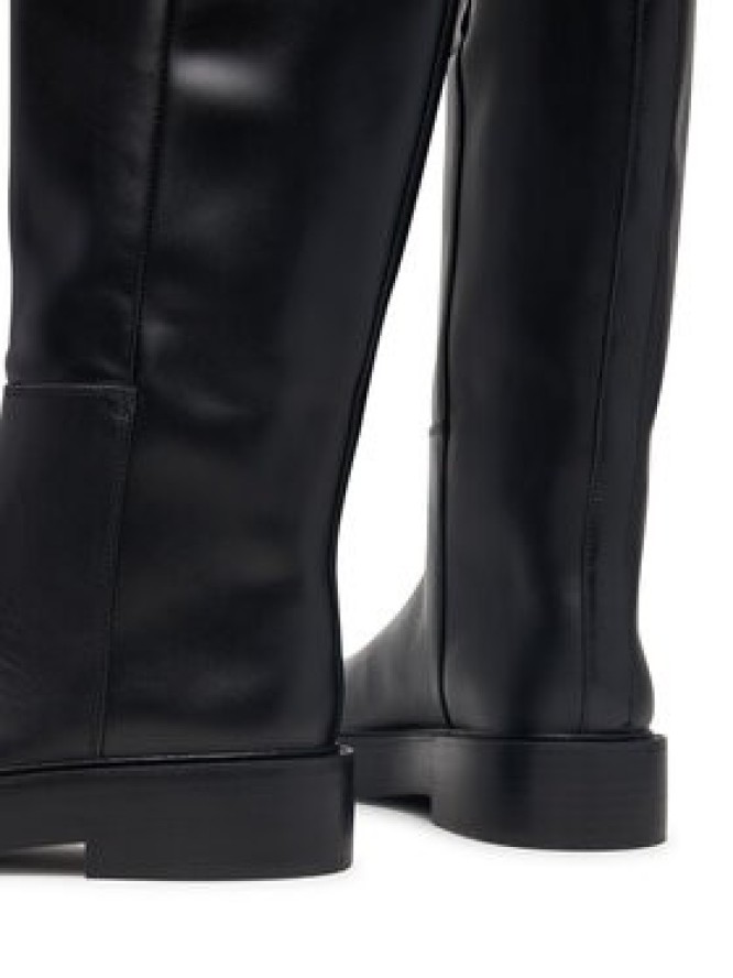 Calvin Klein Kozaki Conc Welt High Boot Lth HW0HW03213 Czarny