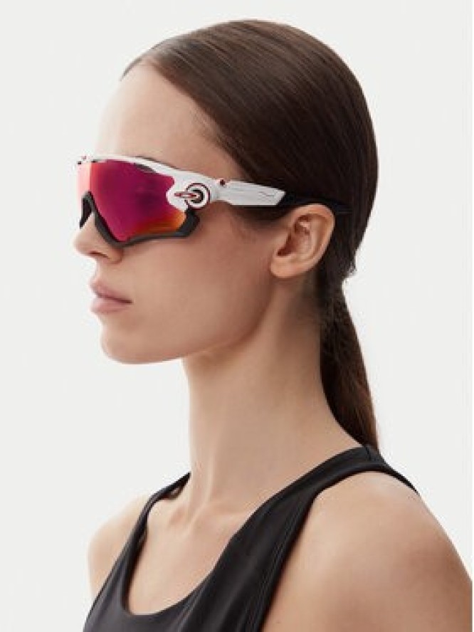 Oakley Okulary przeciwsłoneczne Jawbreaker 0OO9290 92900531 Biały
