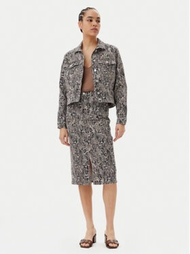 JOOP! Kurtka jeansowa 10019074 30044956 Brązowy Regular Fit