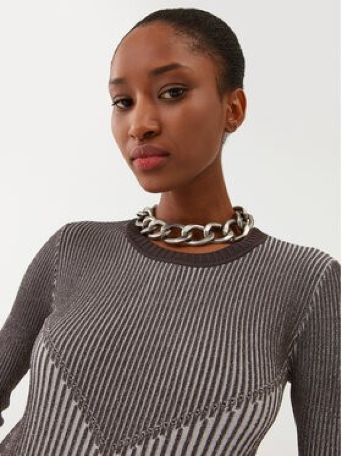 Patrizia Pepe Sweter 8K0165/K123-J3S6 Szary Slim Fit