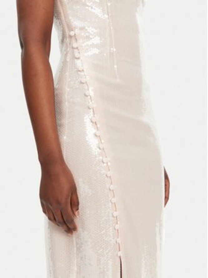 ROTATE Sukienka wieczorowa 113738800 Écru Slim Fit