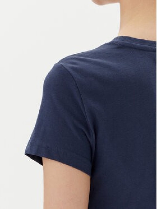 Mustang T-Shirt Loa 1016146 Niebieski Slim Fit