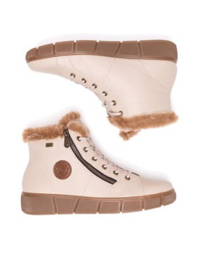 Remonte Botki D1T72-60 Beżowy