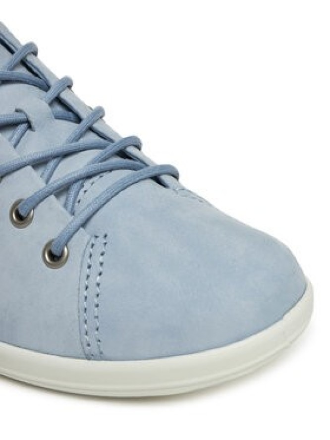 ECCO Sneakersy Soft 2.0 Tie 20650302434 Niebieski