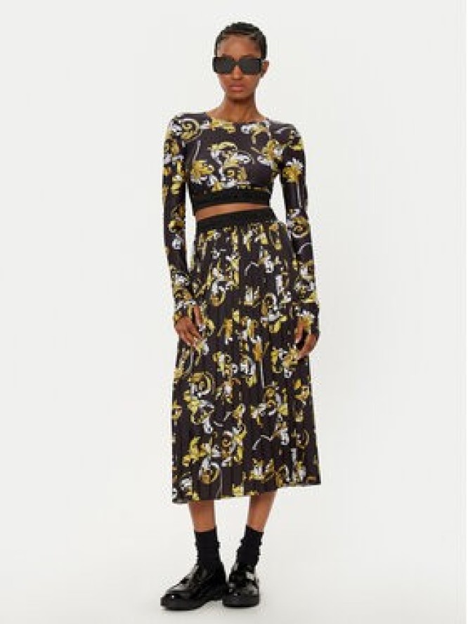 Versace Jeans Couture Bluzka 78HAH218 Czarny Slim Fit