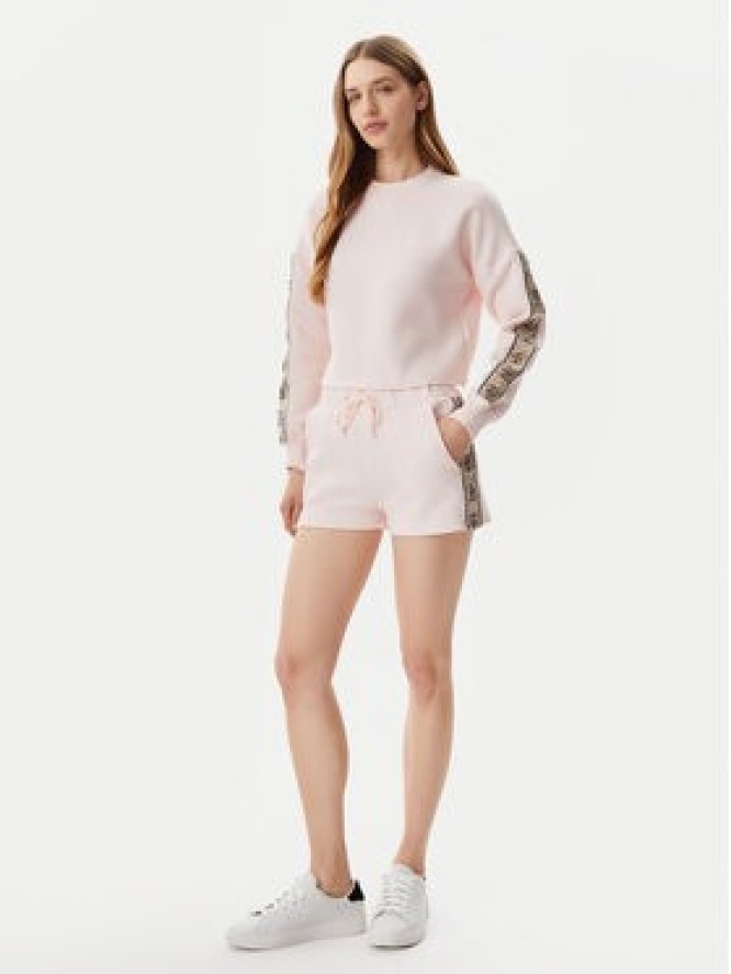 Guess Bluza V3BQ16 KB3P2 Różowy Regular Fit