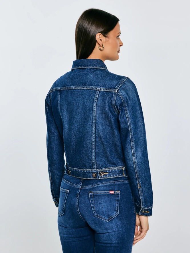 Kurtka damska jeansowa granatowa Josephine 507