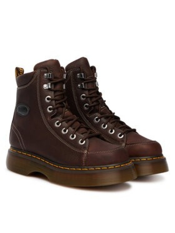 Dr. Martens Trzewiki Buzz 8-Eye DM42033200 Brązowy ciemny