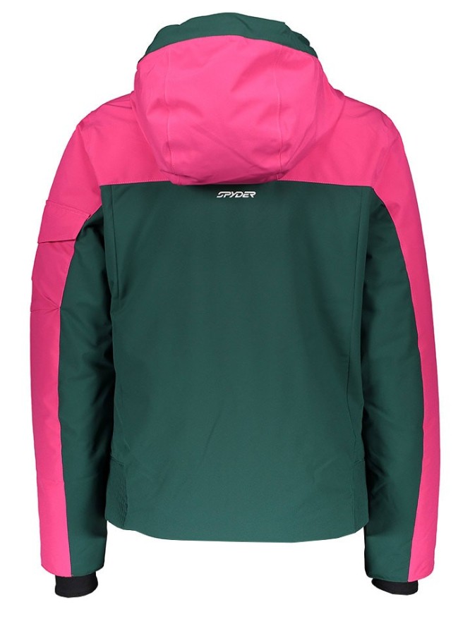 SPYDER Kurtka narciarska "Optimist" w kolorze zielono-różowym rozmiar: 40
