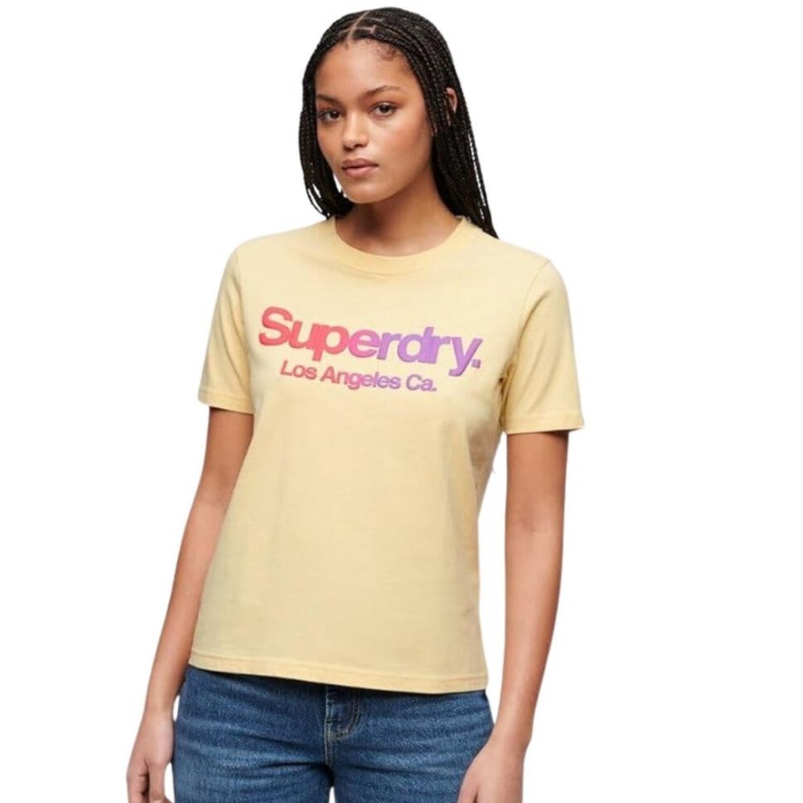 Koszulka turystyczna damska Superdry Tona Rainbow