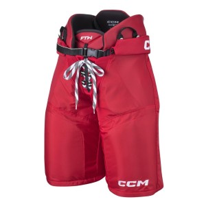 Spodnie do hokeja na lodzie damskie Jetspeed FTW – rzep – czerwone – rozmiar M
