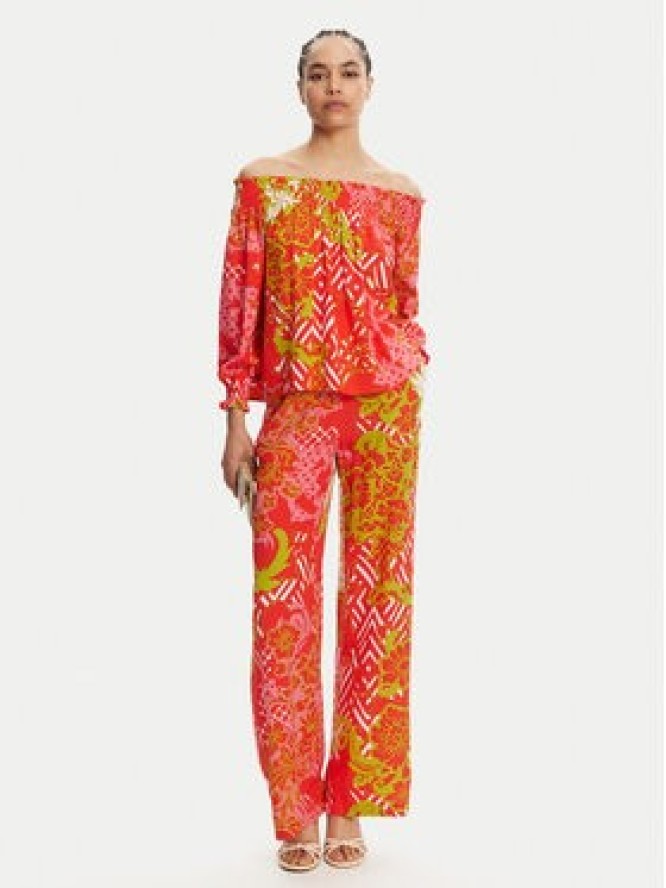 Gaudi Spodnie materiałowe 511BD25026 Pomarańczowy Relaxed Fit