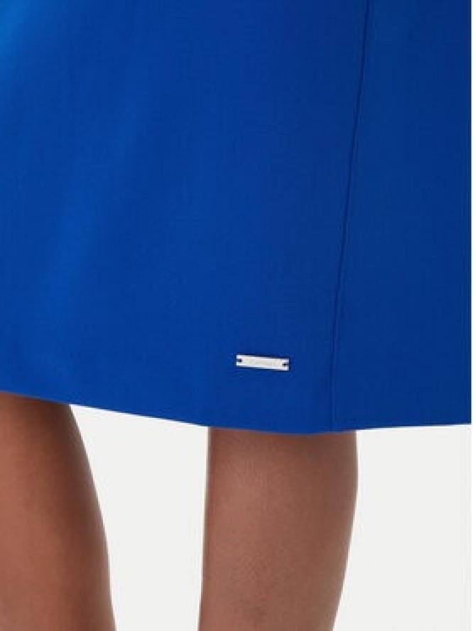 Calvin Klein Sukienka koktajlowa LV044D062G Niebieski Slim Fit