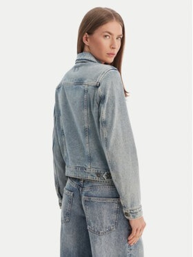 Guess Jeans Kurtka jeansowa W6RN55 D5M4I Niebieski Regular Fit