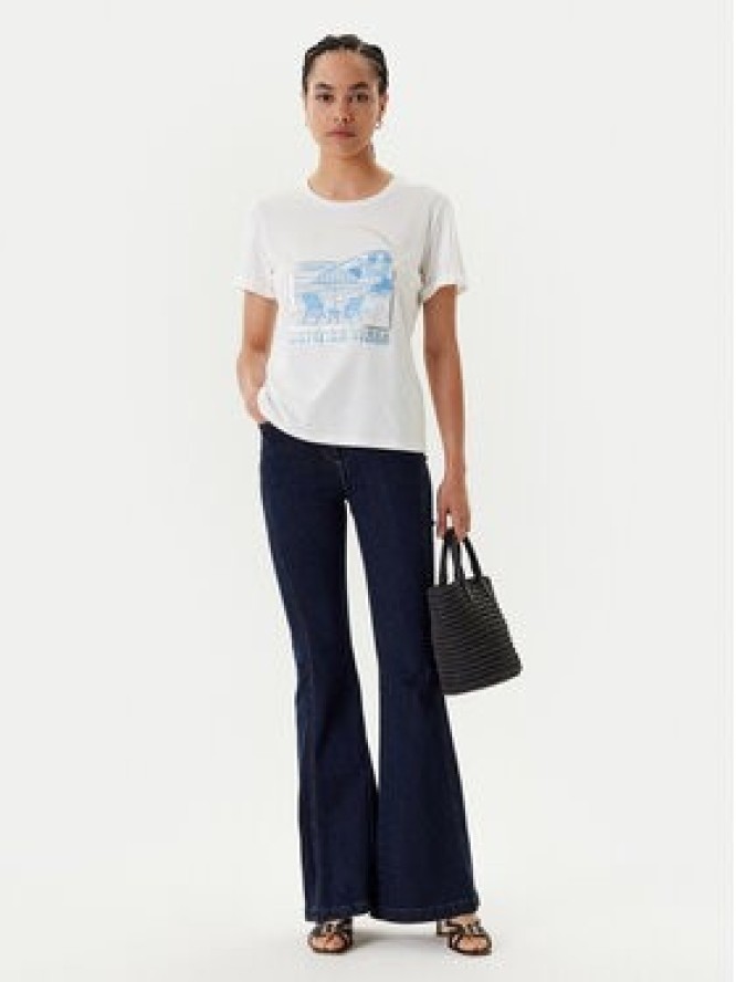 Morgan T-Shirt 251-DVIBES Biały Regular Fit