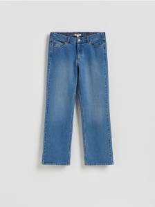 Jeansy wide leg - niebieski
