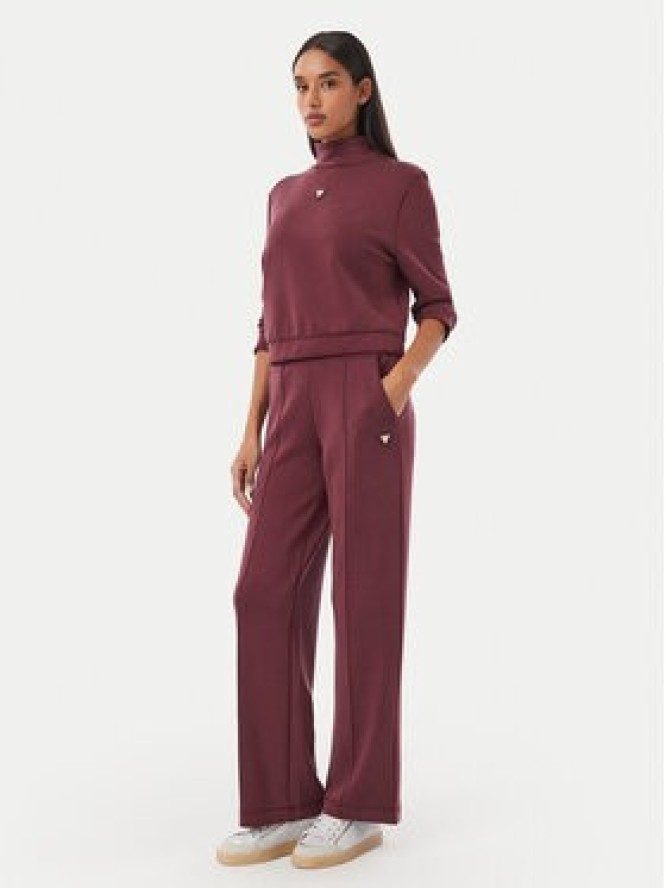 Guess Bluza V4YQ05 KCAY2 Bordowy Regular Fit