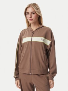 EA7 Emporio Armani Bluza 7W001335 AF13289 U6041 Brązowy Regular Fit